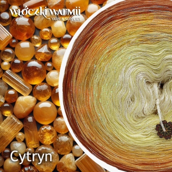 COTTONMIX CAKE SHINE - Cytryn